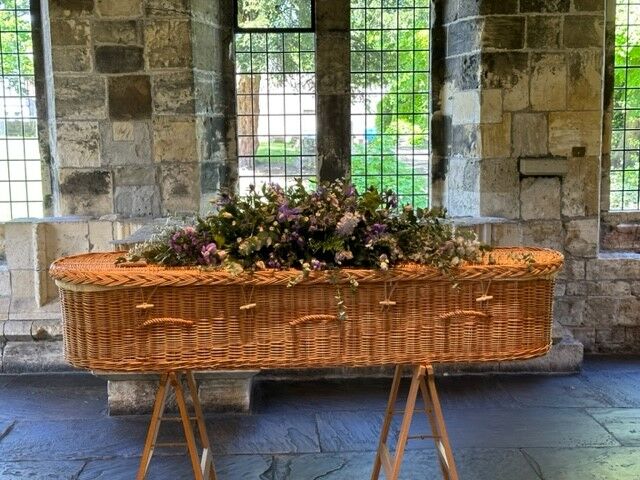 Wicker Coffin Huddersfield